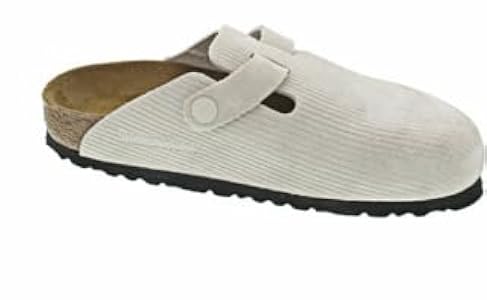 Amazon.com | BIRKENSTOCK Adult Boston BS White, White, 36 EU